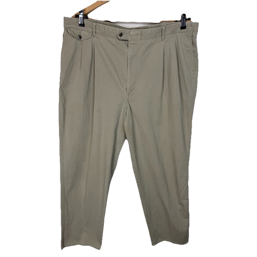 Men's‎ EZ's Haggar Khaki Slacks Sz 42x32 Straight Leg Casual Office Career